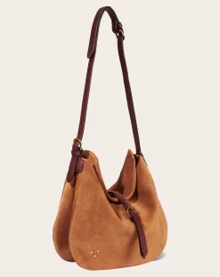 Jérôme Dreyfuss Sacs À Bandoulière-Bag Luis Velvet crust Caramel