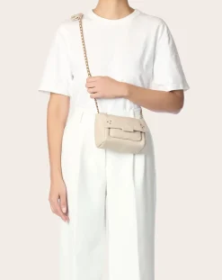 Jérôme Dreyfuss Sacs À Bandoulière-Bag Lulu S Chèvre Grainé Ecru