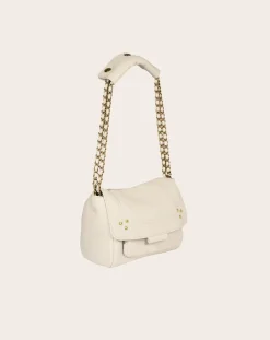 Jérôme Dreyfuss Sacs À Bandoulière-Bag Lulu S Chèvre Grainé Ecru