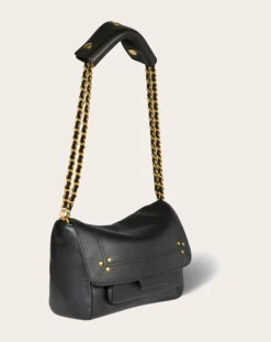 Jérôme Dreyfuss Sacs À Bandoulière-Bag Lulu S Cuir de Veau Noir