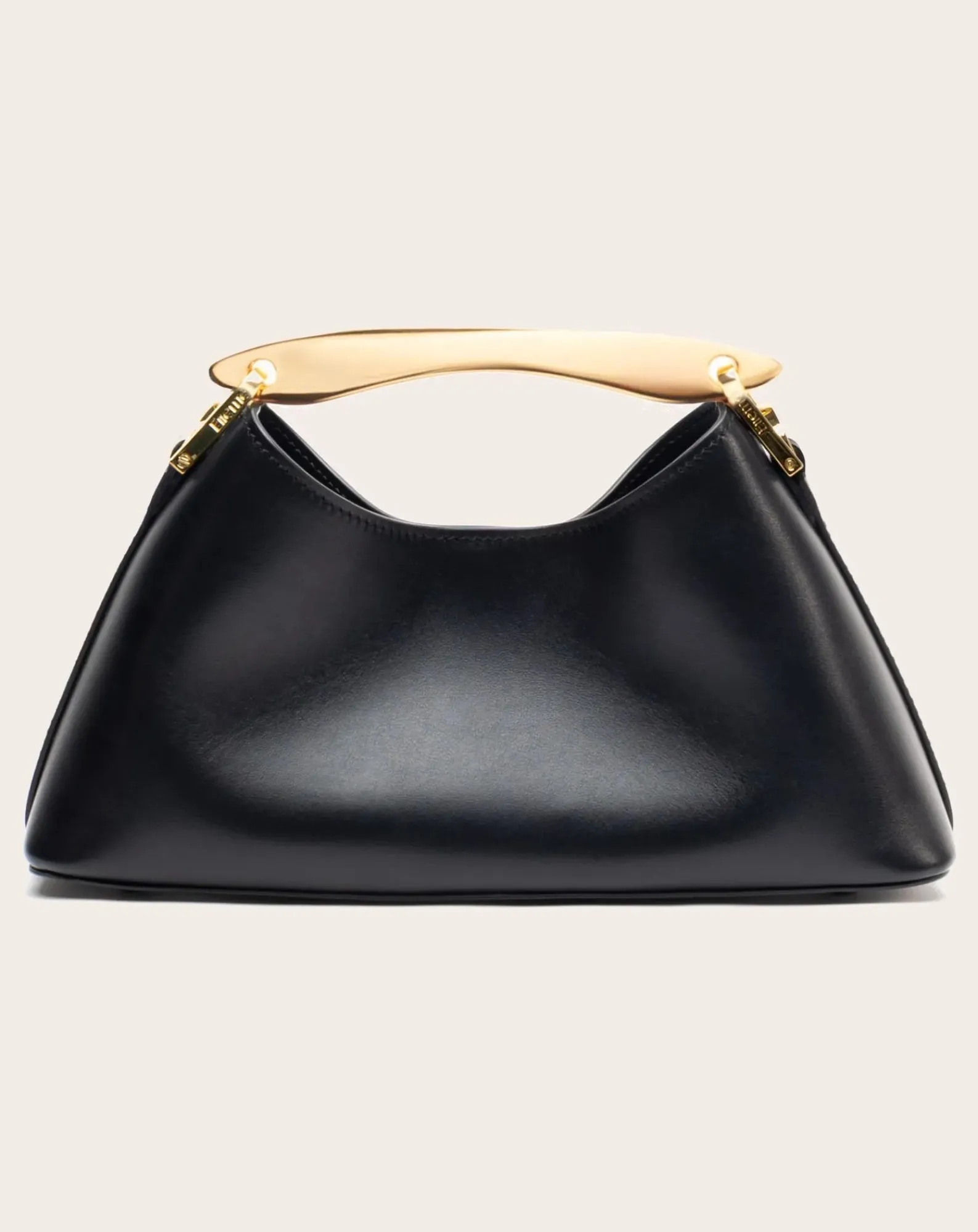 Elleme Sacs À Main-Bag Mini Boomerang Leather Noir