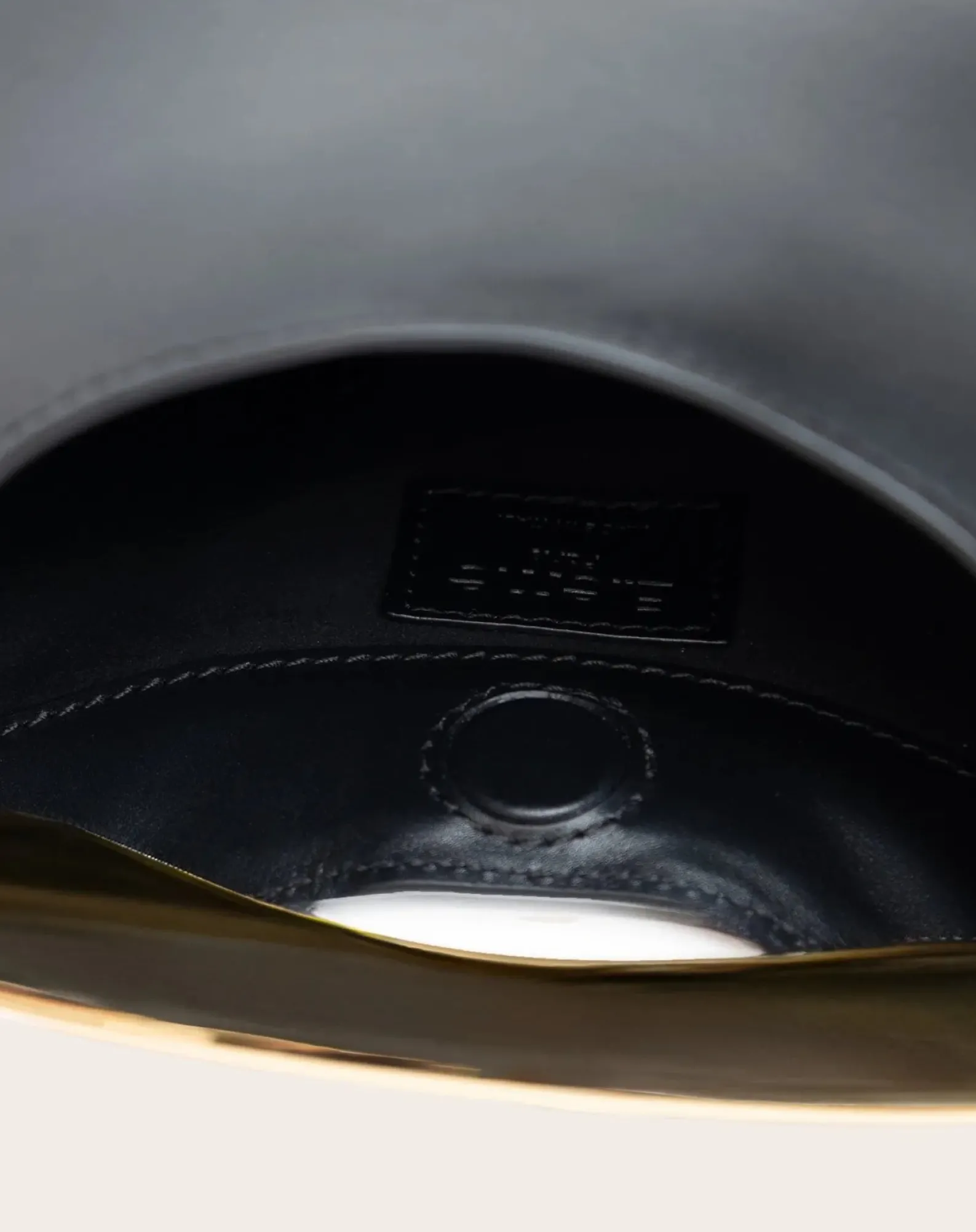 Elleme Sacs À Main-Bag Mini Boomerang Leather Noir