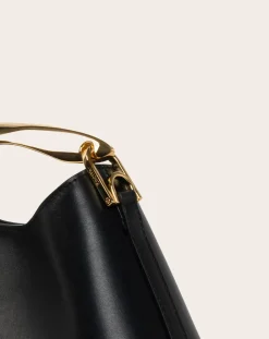 Elleme Sacs À Main-Bag Mini Boomerang Leather Noir