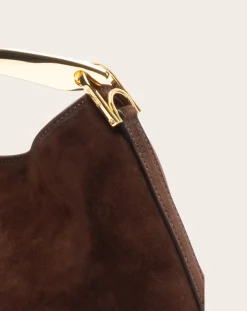 Elleme Sacs À Main-Bag Mini Boomerang Sweden Marron