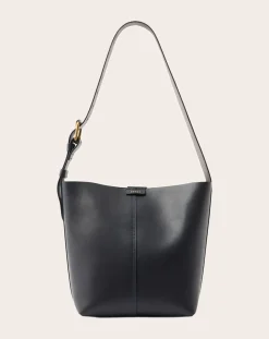 Soeur Sacs À Main-Bag Saudade Mini Cuir Bicolore Acier