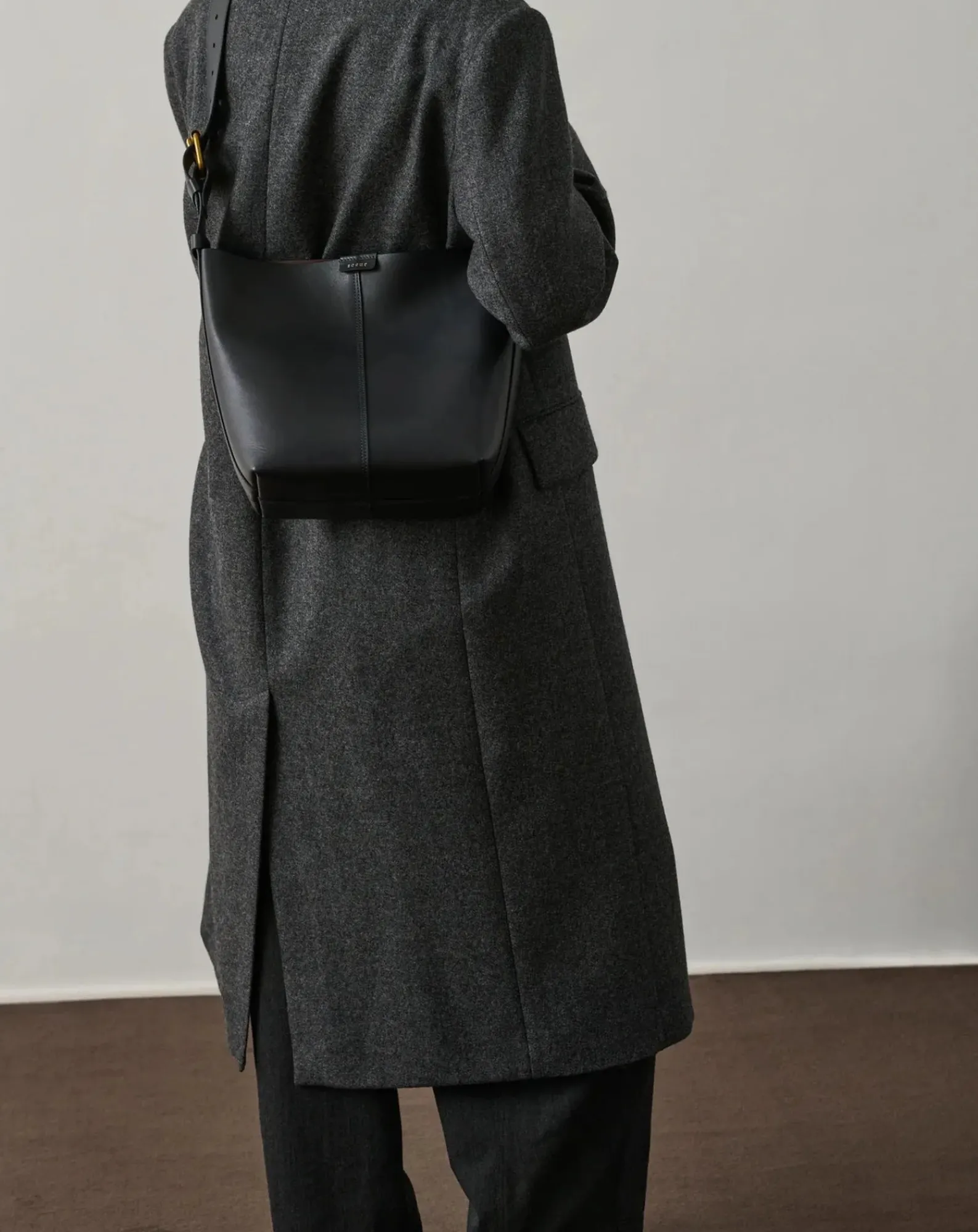 Soeur Sacs À Main-Bag Saudade Mini Cuir Bicolore Acier