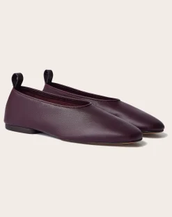 Soeur Ballerines-Bala Ballerinas Leather Lie de vin