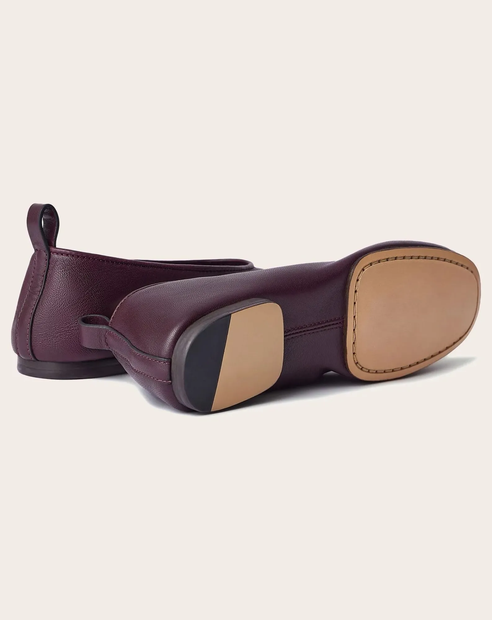 Soeur Ballerines-Bala Ballerinas Leather Lie de vin