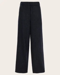 BELLEPIECE Pantalons, Jeans-Bales Striped Pants Bleu marine