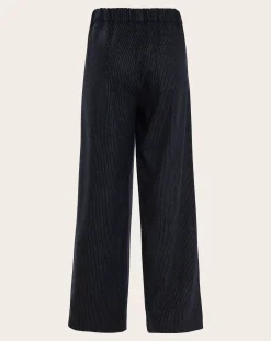 BELLEPIECE Pantalons, Jeans-Bales Striped Pants Bleu marine