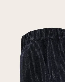BELLEPIECE Pantalons, Jeans-Bales Striped Pants Bleu marine