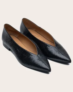 Lachoix Ballerines-Ballerinas Audrey Leather Noir