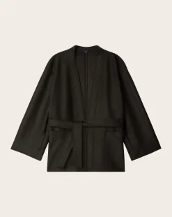Soeur Vestes, Manteaux-Balme Virgin Wool Jacket Vert foncé