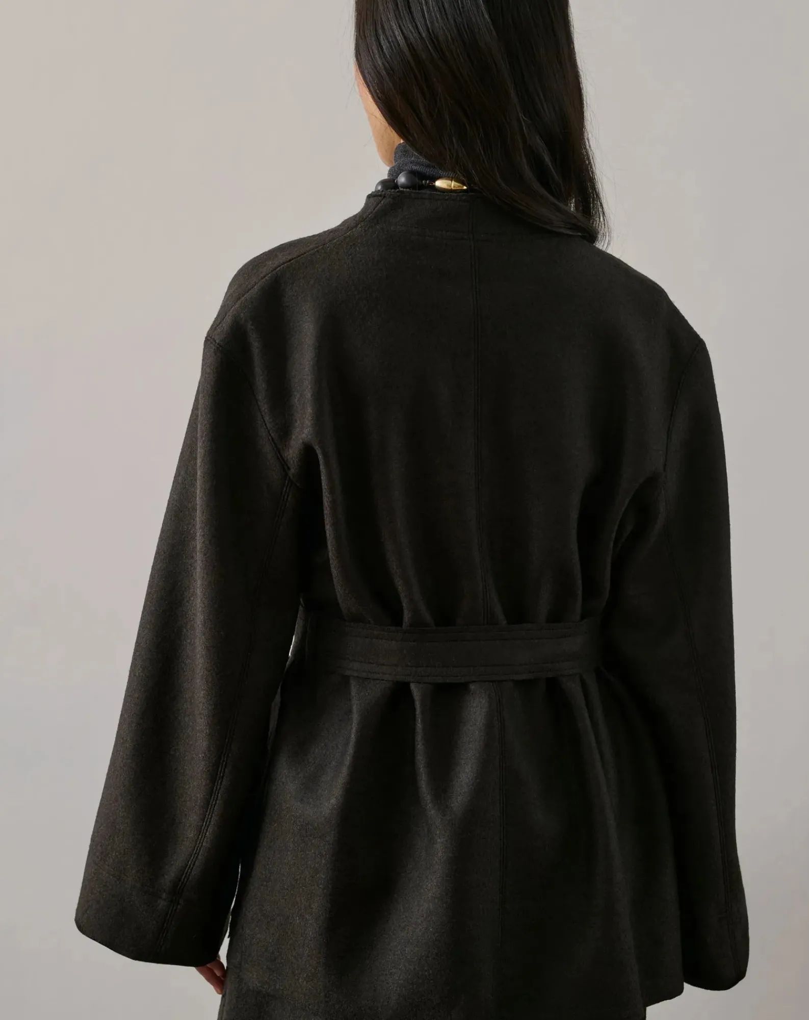 Soeur Vestes, Manteaux-Balme Virgin Wool Jacket Vert foncé