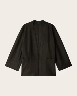 Soeur Vestes, Manteaux-Balme Virgin Wool Jacket Vert foncé
