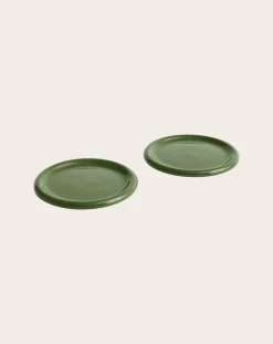 Hay Vaisselle-Barro plates - Set of 2 Vert
