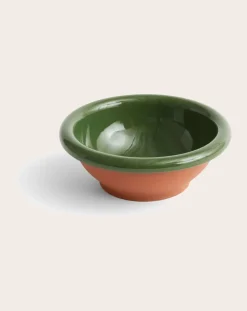 Hay Vaisselle-Barro terracotta salad bowl, Rui Pereira Vert