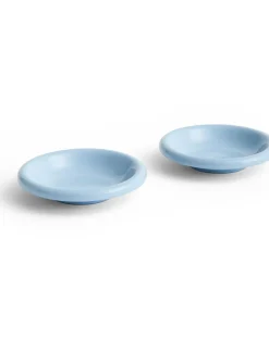 Hay Vaisselle-Barro terracotta soup plates - Set of 2, Rui Pereira Bleu ciel