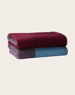 Suite 702 Linge De Bain-Bath towel, Lex Pott - Set of 2 Bordeaux