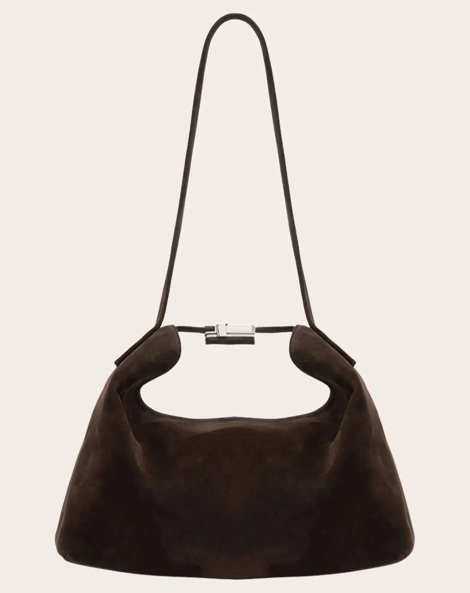 BY FAR Sacs À Bandoulière-Bea Suède bag Café