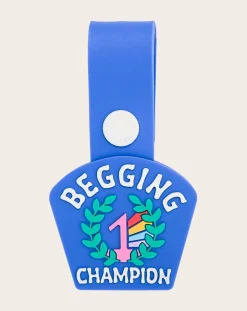 The Furry Folks Accessoires Animaux-Begging Champion medal Bleu