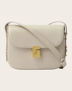 Soeur Sacs À Bandoulière-Bellissima Mini Leather Bag Beige