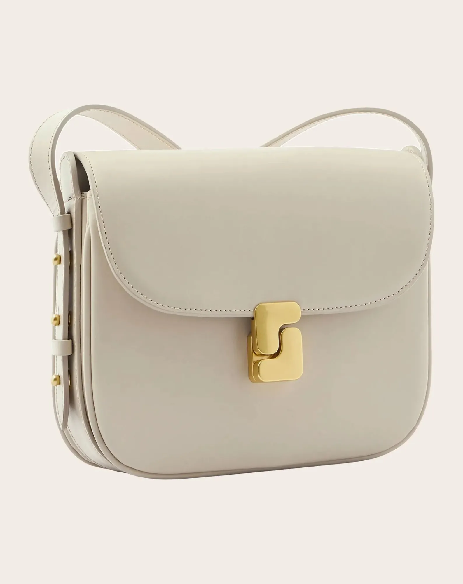 Soeur Sacs À Bandoulière-Bellissima Mini Leather Bag Beige