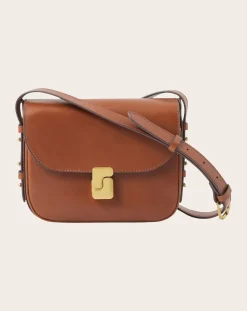 Soeur Sacs À Bandoulière-Bellissima Mini Leather Bag Noisette