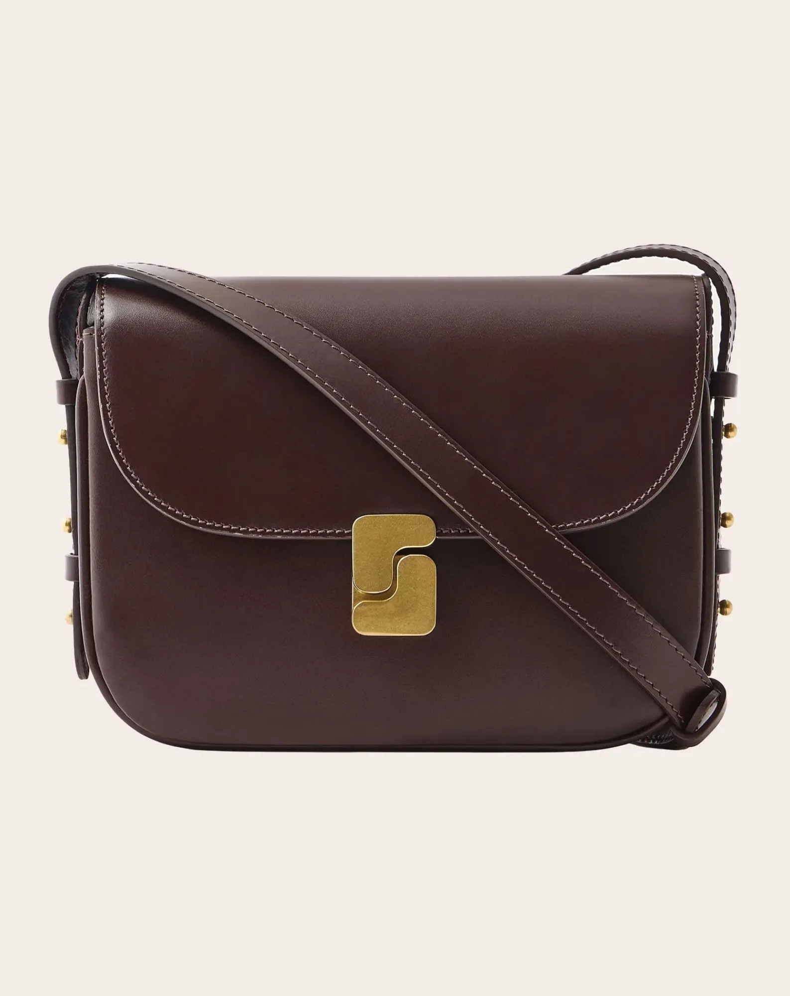 Soeur Sacs À Bandoulière-Bellissima Mini Leather Bag Chocolat
