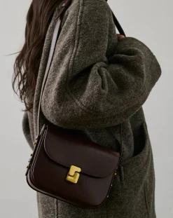Soeur Sacs À Bandoulière-Bellissima Mini Leather Bag Chocolat