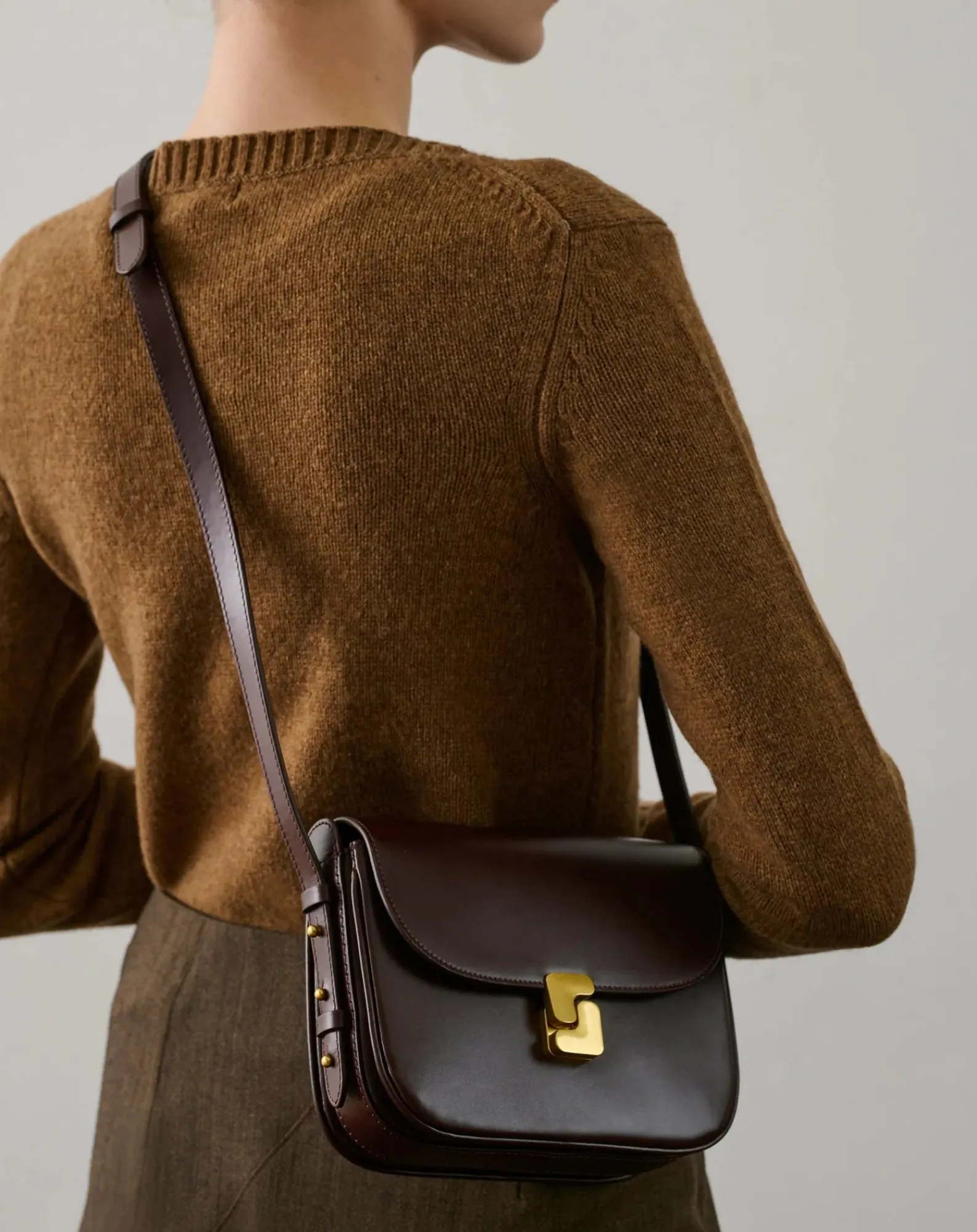 Soeur Sacs À Bandoulière-Bellissima Mini Leather Bag Chocolat