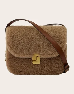 Soeur Sacs À Bandoulière-Bellissima Mini Teddy bag Noisette