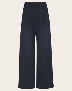 By Bar Pantalons, Jeans-Benji Striped Pants Bleu foncé