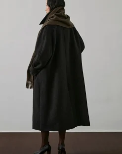 Soeur Vestes, Manteaux-Berlin Coat Virgin Wool Marron