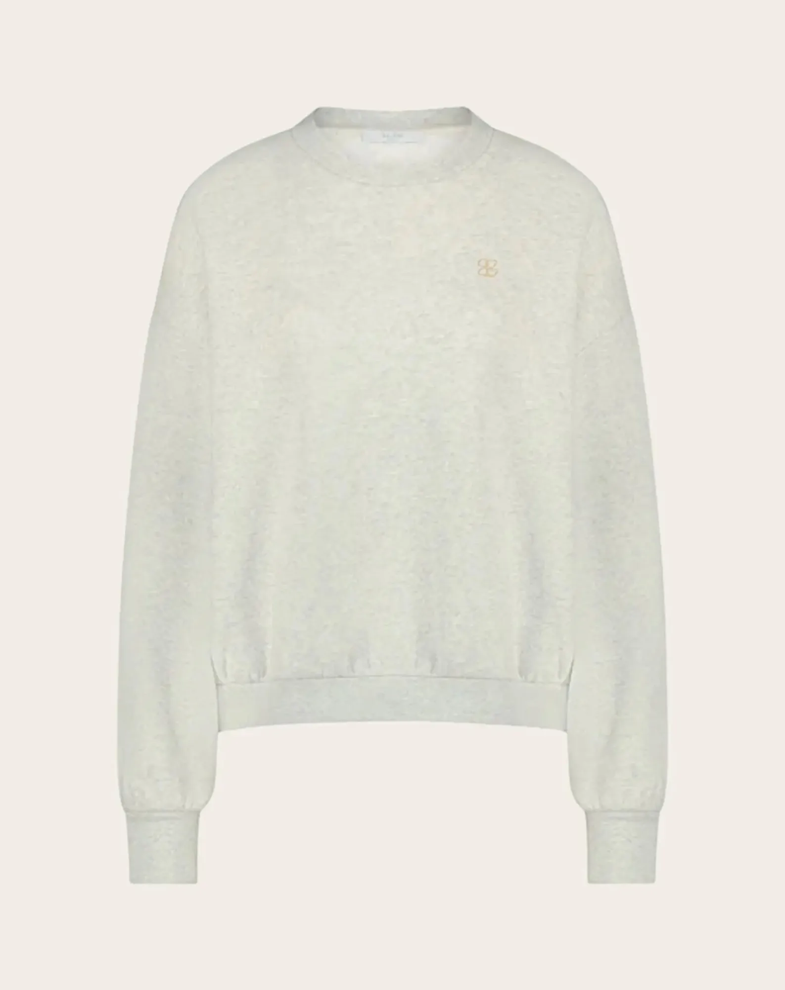 By Bar Pulls, Gilets-Bibi Logo sweatshirt Gris chiné