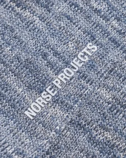 Norse Projects Chaussettes, Sous-Vêtements-Bjarki Cotton socks Bleu