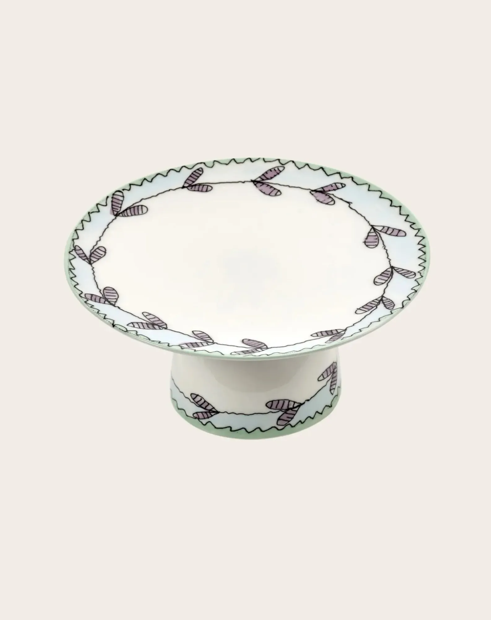 Serax Vaisselle-Blossom Milk cake dish, Marni Blanc