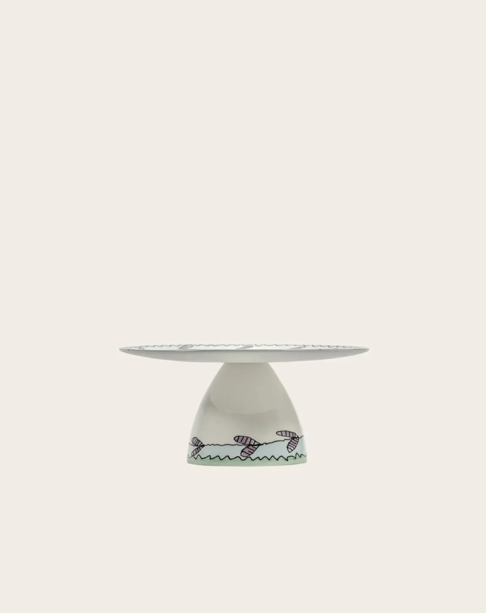 Serax Vaisselle-Blossom Milk cake dish, Marni Blanc