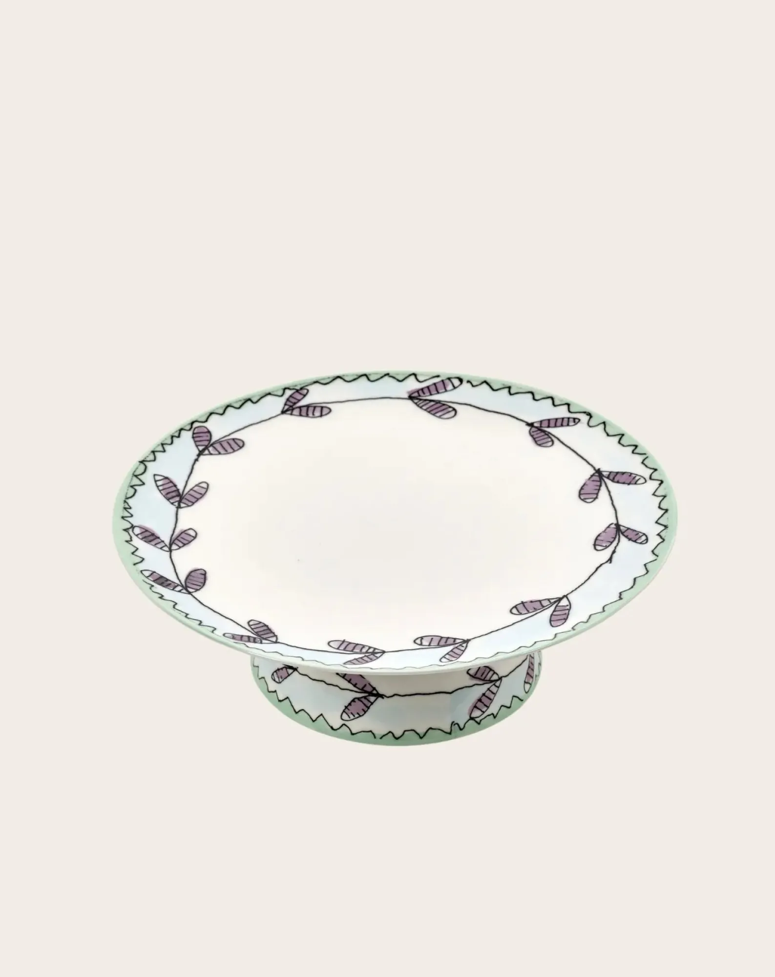 Serax Vaisselle-Blossom Milk cake dish, Marni Blanc