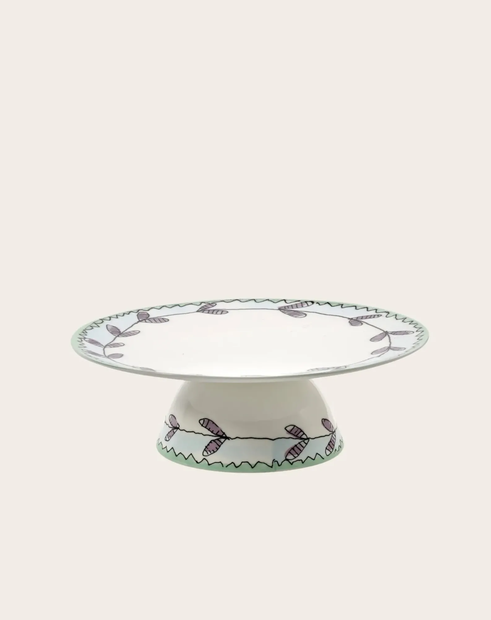 Serax Vaisselle-Blossom Milk cake dish, Marni Blanc