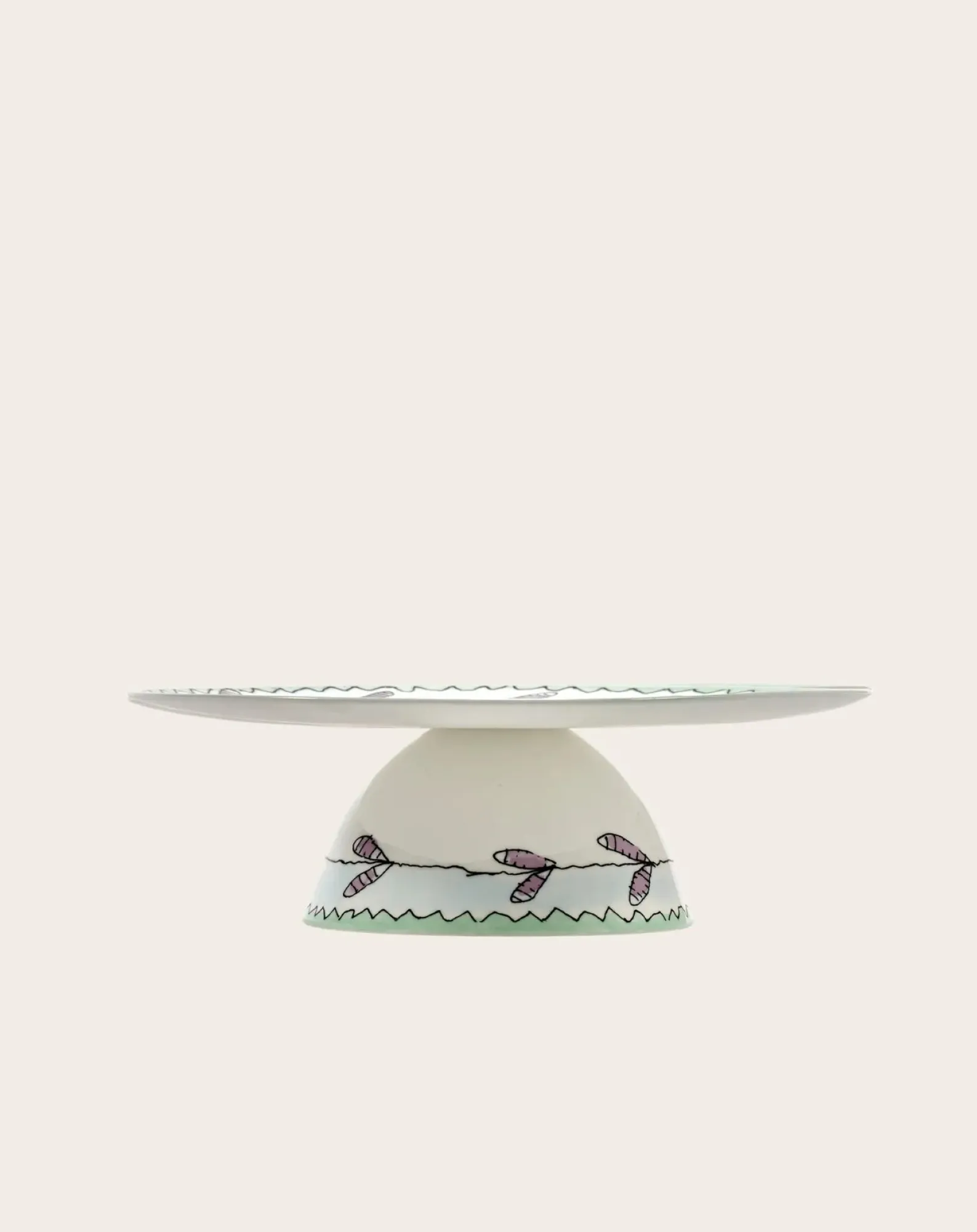 Serax Vaisselle-Blossom Milk cake dish, Marni Blanc