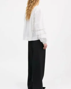 Skall Studio Blouses, Chemises-Blouse Leaf Organic Cotton Ecru