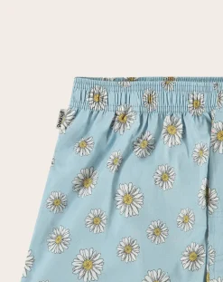 Pockies Chaussettes, Sous-Vêtements-Blue Flowers Organic Cotton boxer shorts Bleu