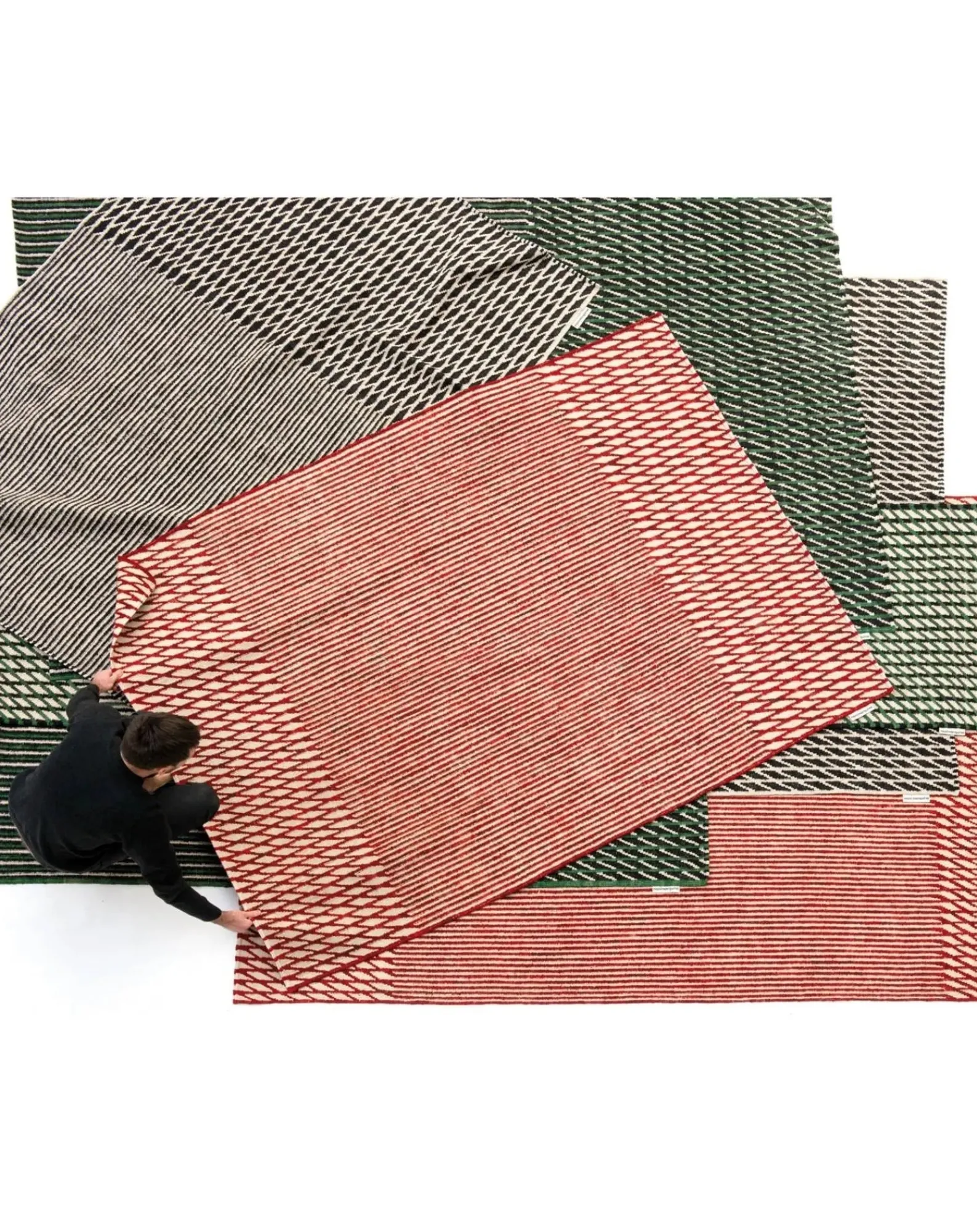 Nanimarquina Tapis-Blur Rug, Ronan & Erwan Bouroullec Noir