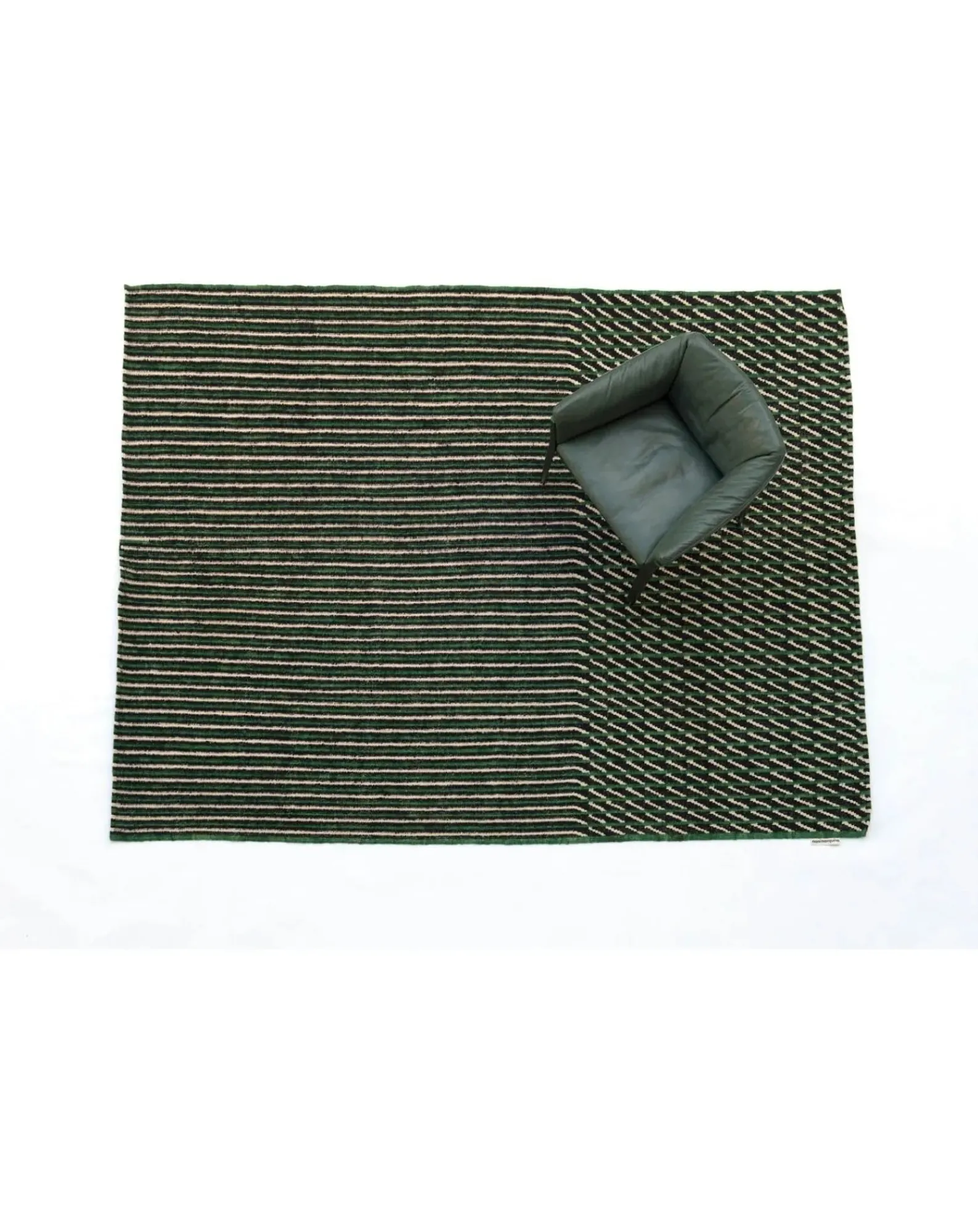 Nanimarquina Tapis-Blur Rug, Ronan & Erwan Bouroullec Vert
