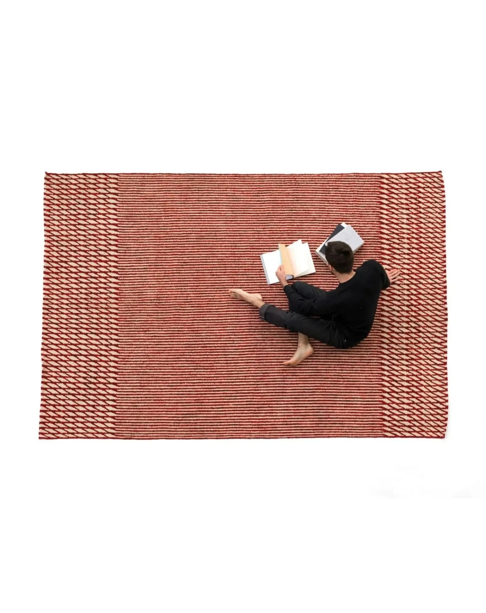 Nanimarquina Tapis-Blur Rug, Ronan & Erwan Bouroullec Rouge