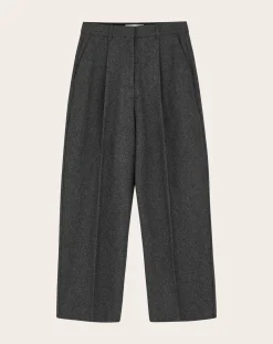 Skall Studio Pantalons, Jeans-Bob Pants Recycled Wool Gris foncé