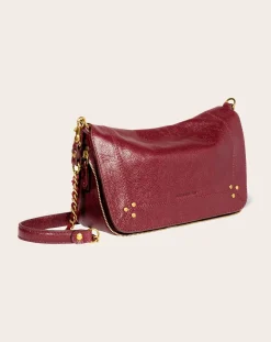 Jérôme Dreyfuss Sacs À Bandoulière-Bobi S Bag Goat Bordeaux