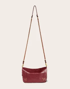 Jérôme Dreyfuss Sacs À Bandoulière-Bobi S Bag Goat Bordeaux