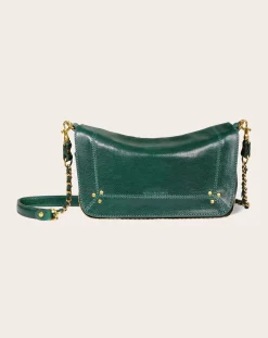 Jérôme Dreyfuss Sacs À Bandoulière-Bobi S Bag Goat Vert sapin